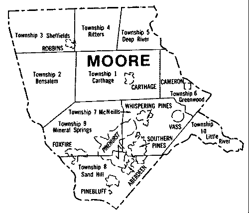 Moore County North Carolina S K Publications 2436